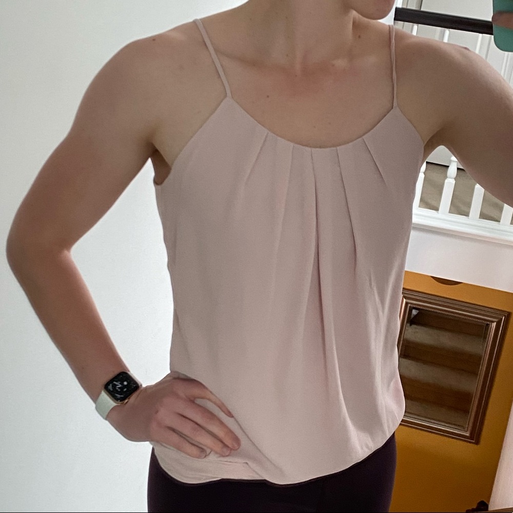 Express Light Pink Tie Back Tank